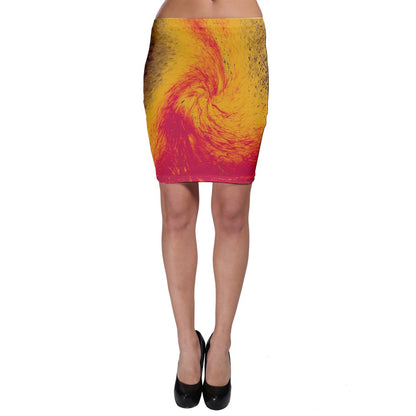 Bodycon Skirt Pele's Fire