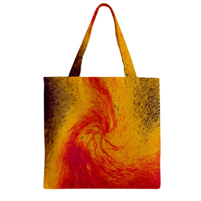 Zipper Grocery Tote Bag Pele's Fire