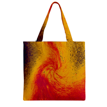 Zipper Grocery Tote Bag Pele's Fire