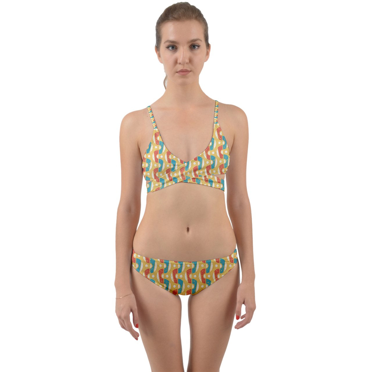 Circus In The City Wrap Around Bikini Set