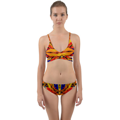 Dagger Croton Wrap Around Bikini Set