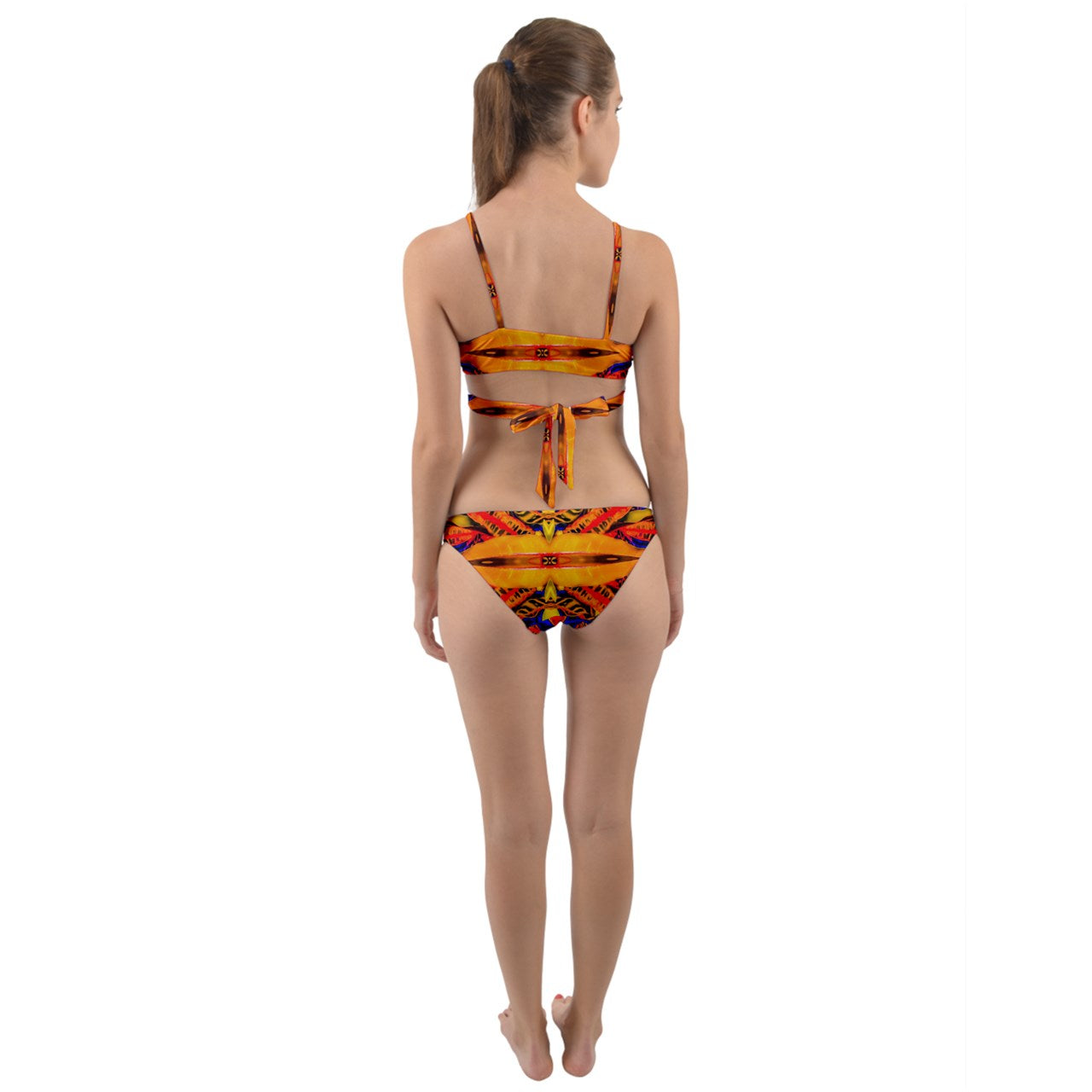 Dagger Croton Wrap Around Bikini Set