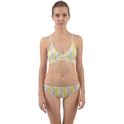 Lemon Fresh Wrap Around Bikini Set