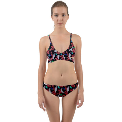 Toucans Small Inverted Wrap Around Bikini Set