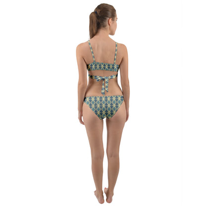 Turkish Mosaic Wrap Around Bikini Set