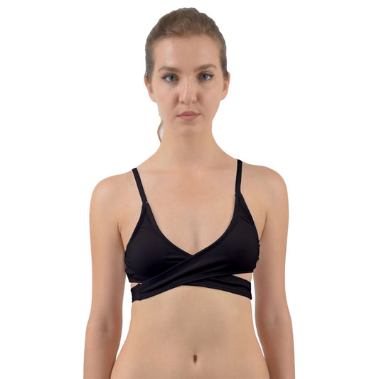 Black Wrap Around Bikini Top