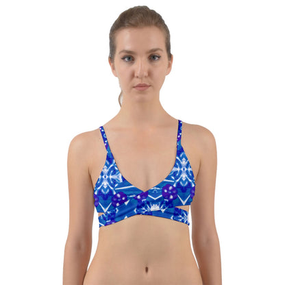 Blue Ginger Wrap Around Bikini Top