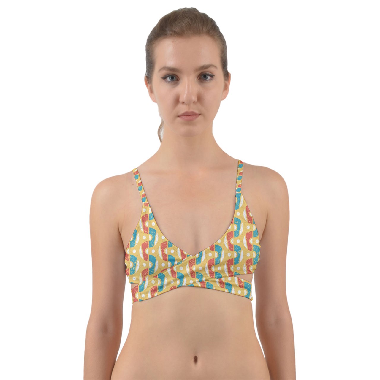 Circus In The City Wrap Around Bikini Top