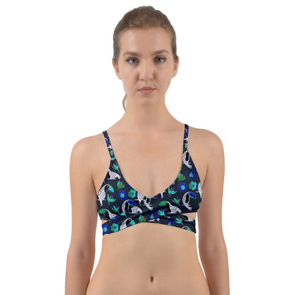 Toucan Inverted Wrap Around Bikini Top