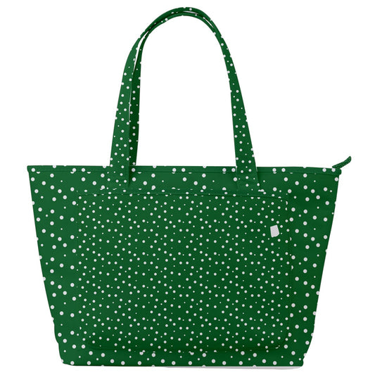 Back Pocket Shoulder Bag New Green Dots