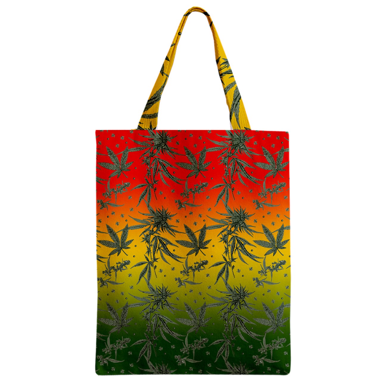 Marijuana Zipper Classic Tote Bag