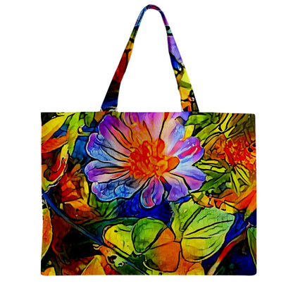 Petunia Zipper Mini Tote Bag