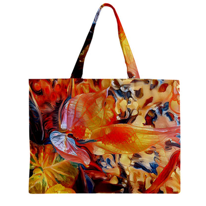 Peace Lily Zipper Mini Tote Bag