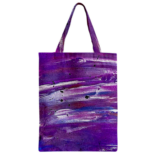 Purple Zipper Classic Tote Bag