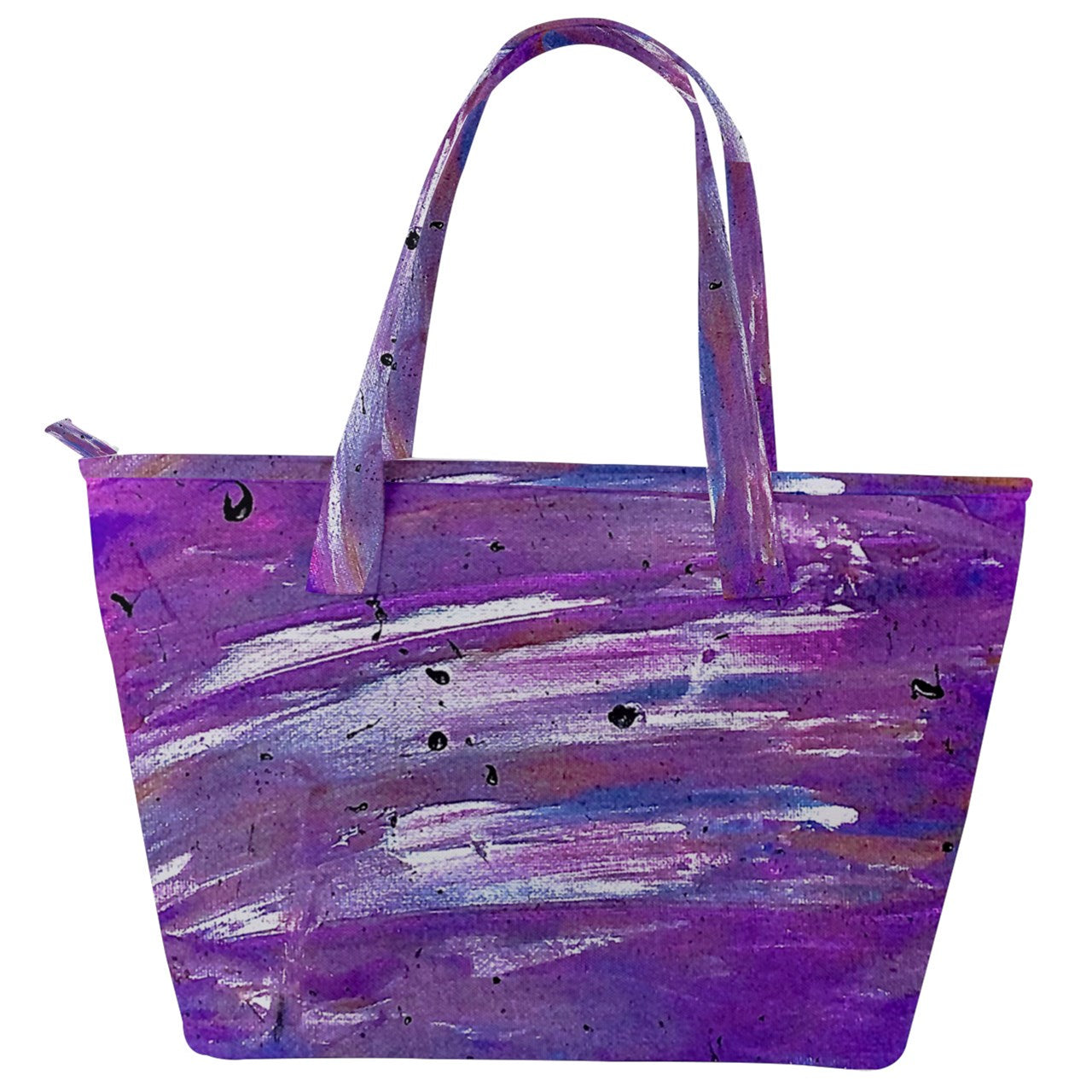 Purple Back Pocket Shoulder Bag