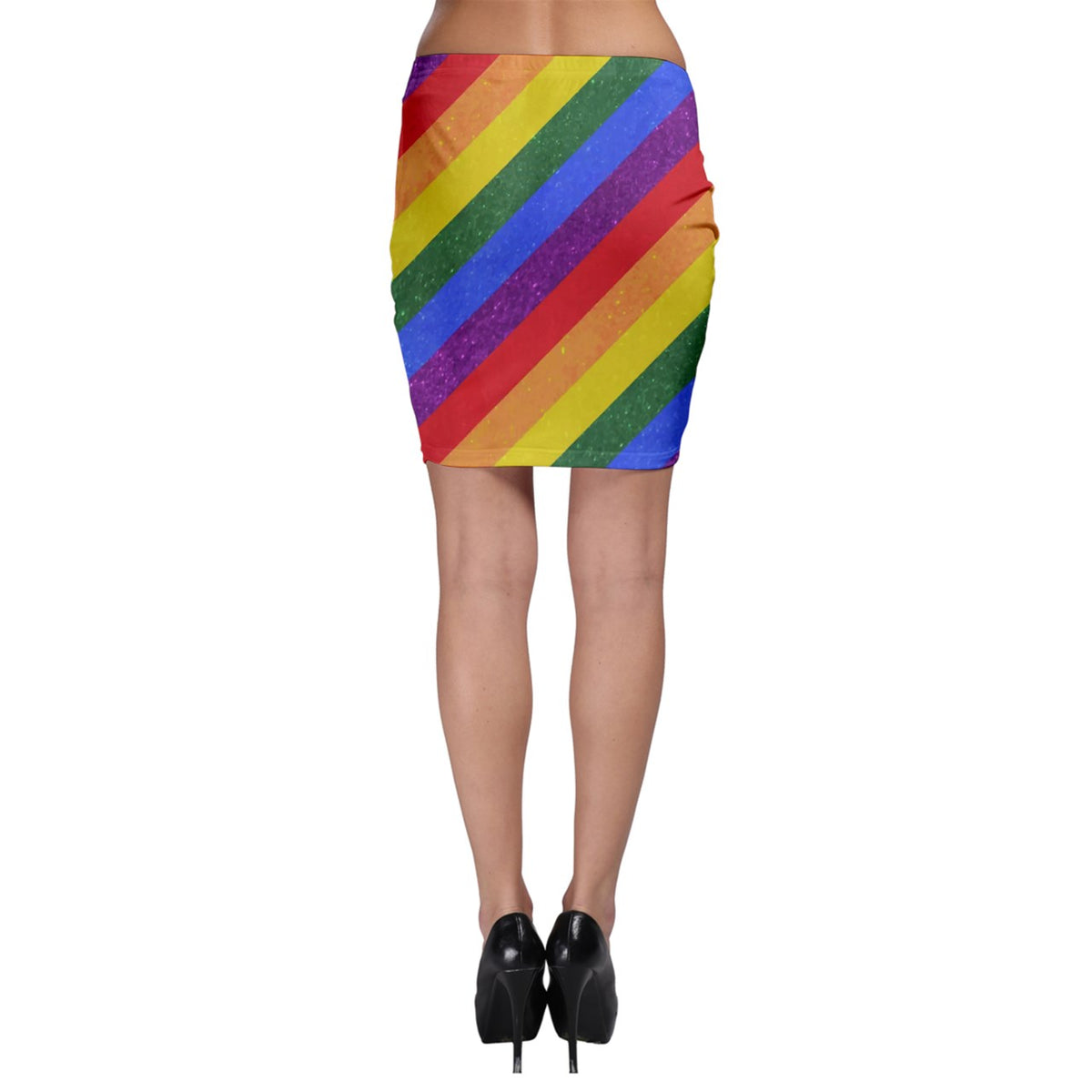 Rainbow Pride Bodycon Skirt
