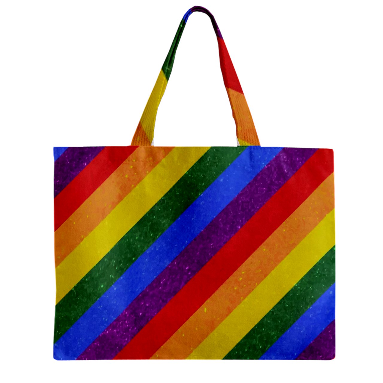 Rainbow Pride Zipper Mini Tote Bag