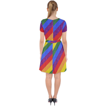 Rainbow Pride Adorable in Chiffon Dress