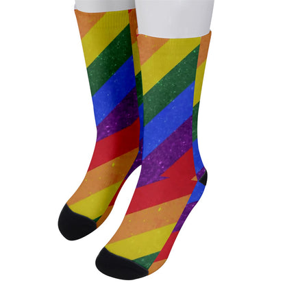 Rainbow Pride Crew Socks