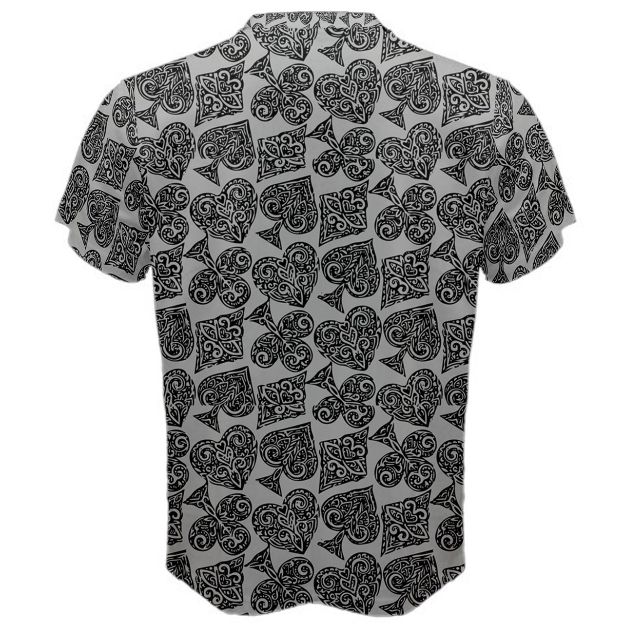 Playing Cards Grey Men's Cotton Tee