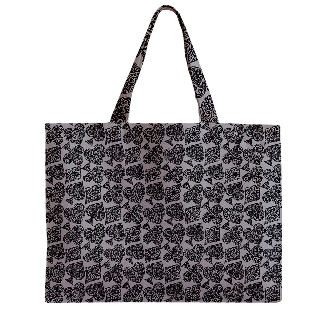 Playingcards-grey Zipper Mini Tote Bag