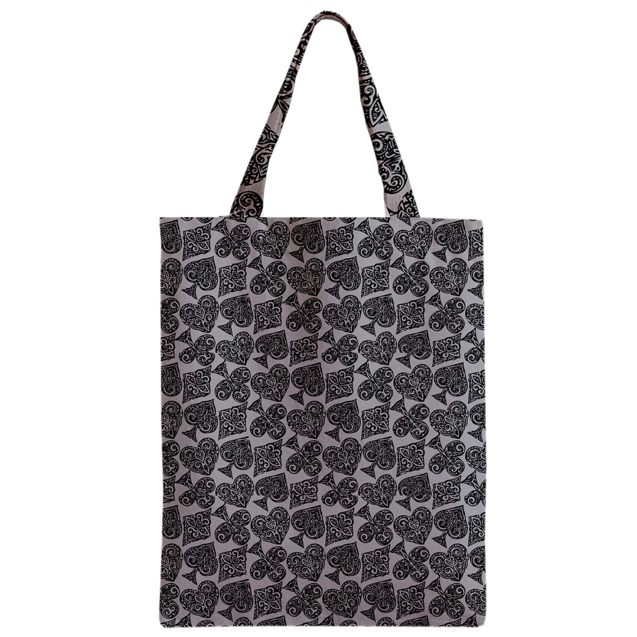 Playingcards-grey Zipper Classic Tote Bag