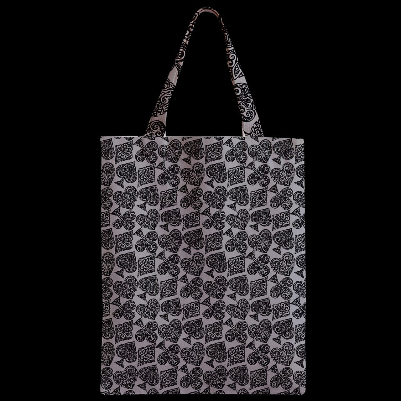 Playingcards-grey Zipper Classic Tote Bag