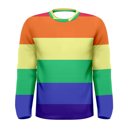 LGBTQ Rainbow Pride #12 Men's Long Sleeve Tee