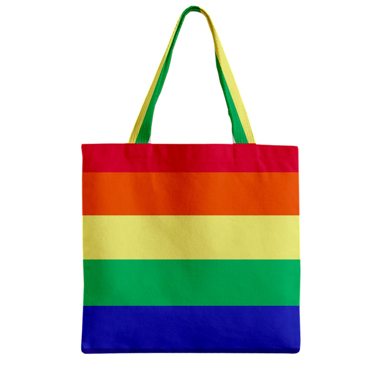 LGBTQ Rainbow Pride #12 Zipper Grocery Tote Bag