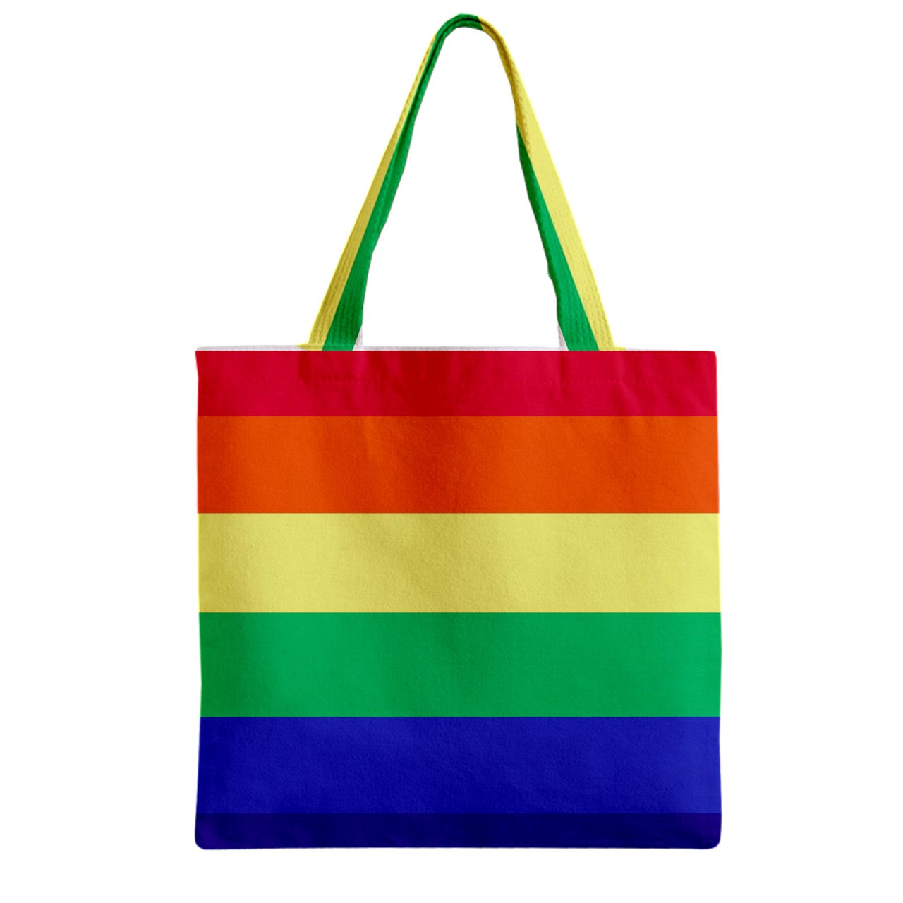 LGBTQ Rainbow Pride #12 Zipper Grocery Tote Bag