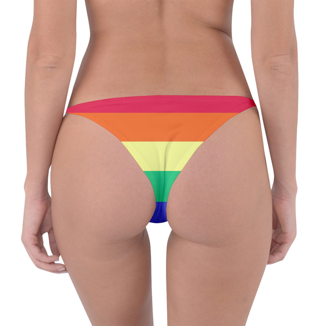 LGBTQ Rainbow Pride #12 Reversible Bikini Bottoms