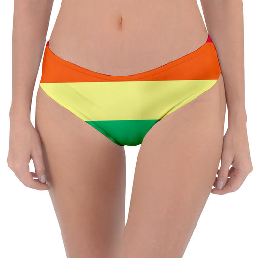 LGBTQ Rainbow Pride #12 Reversible Classic Bikini Bottoms