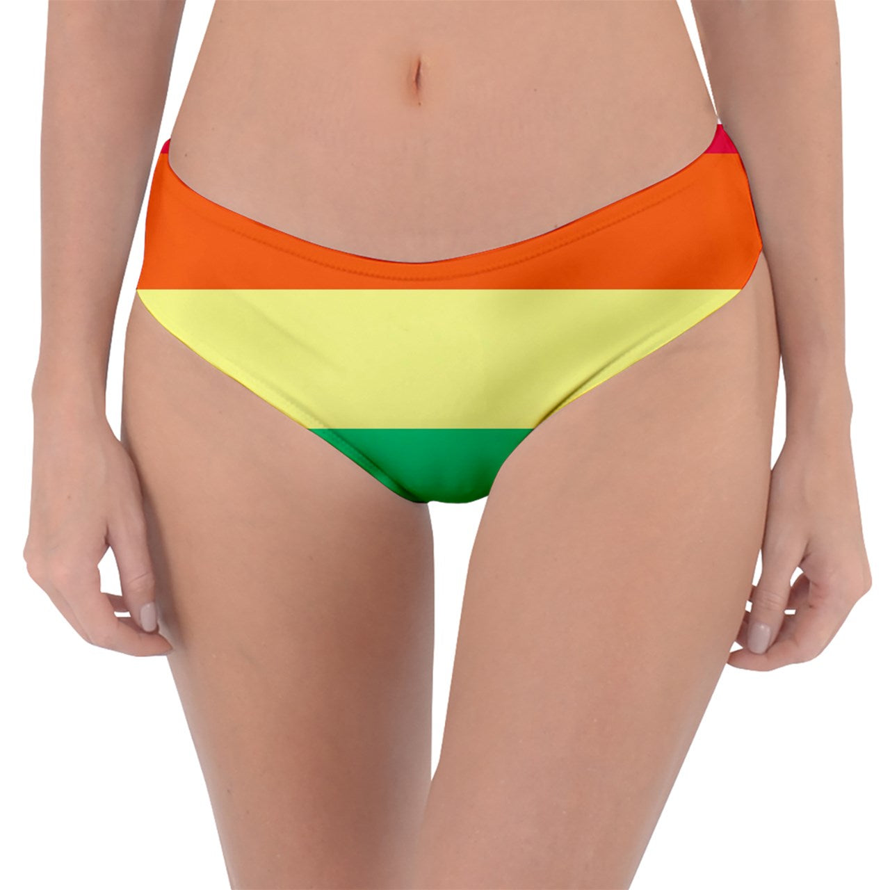 LGBTQ Rainbow Pride #12 Reversible Classic Bikini Bottoms