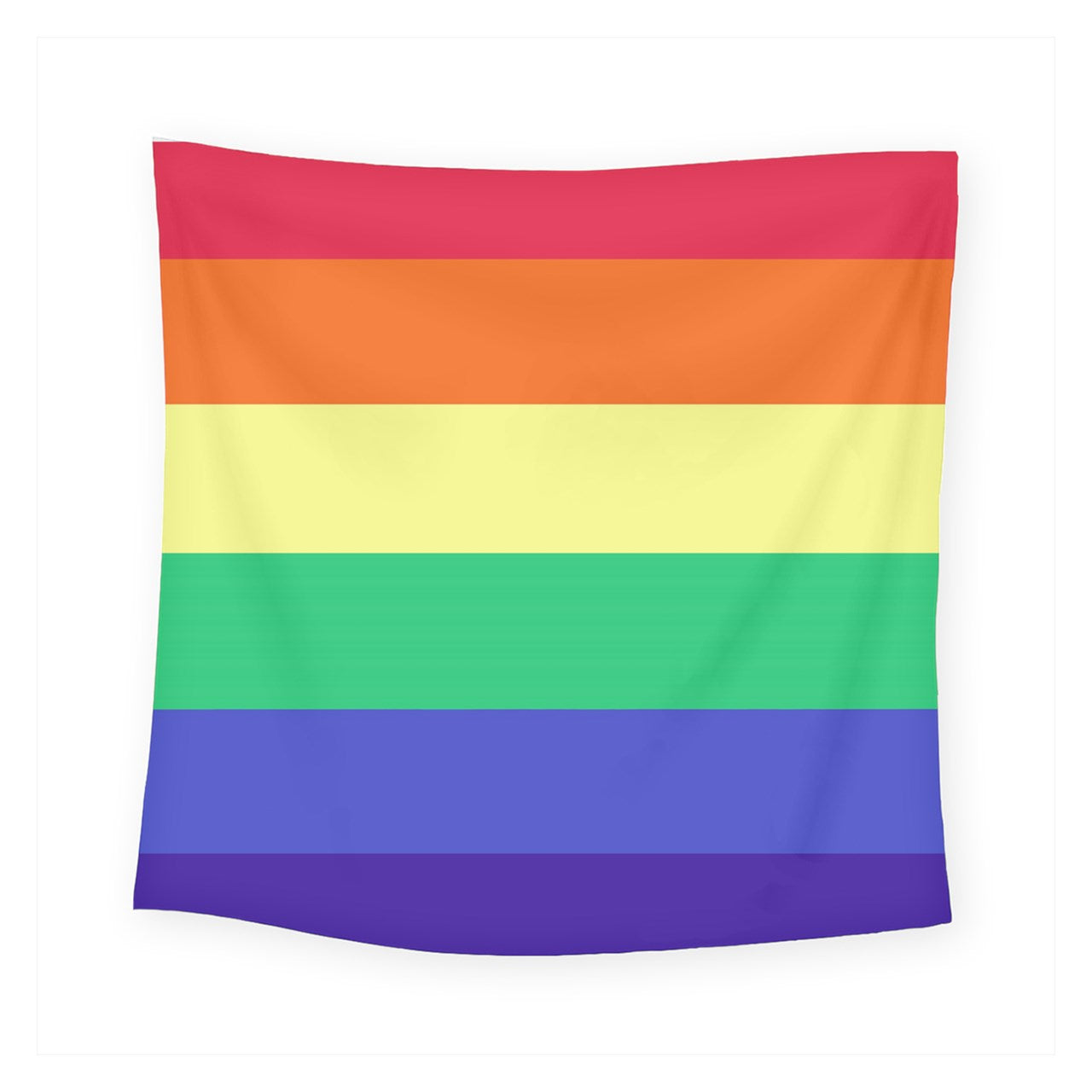 LGBTQ Rainbow Pride #12 Square Tapestry (Small)