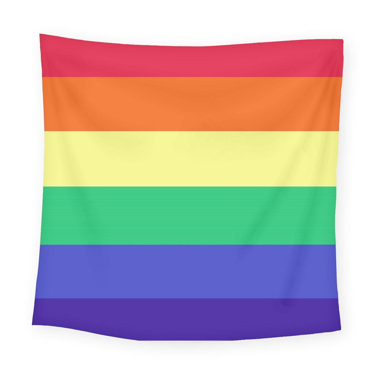 LGBTQ Rainbow Pride #12 Square Tapestry (Large) One Size