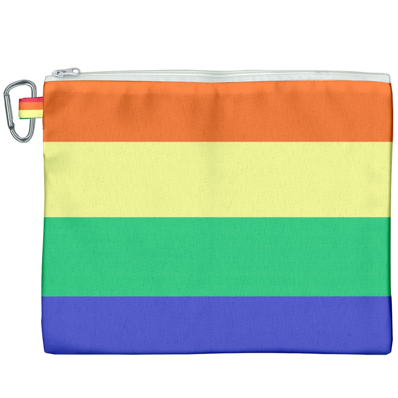 LGBTQ Rainbow Pride #12 Canvas Cosmetic Bag (XXXL)