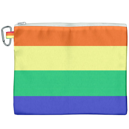 LGBTQ Rainbow Pride #12 Canvas Cosmetic Bag (XXXL)