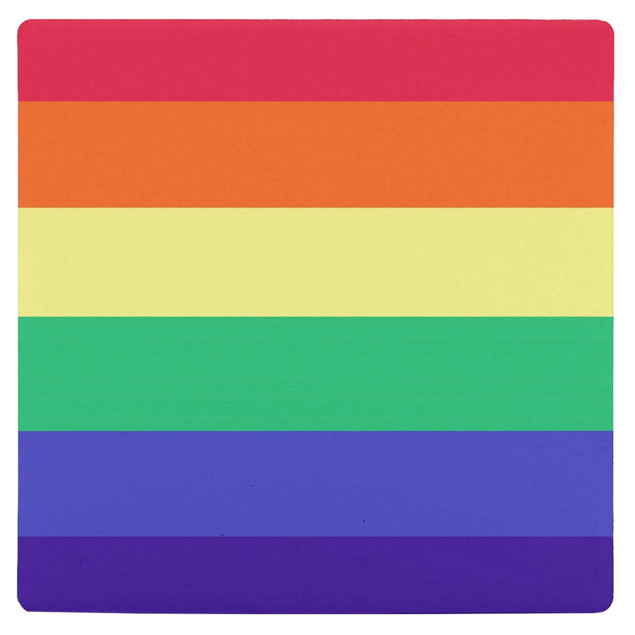 LGBTQ Rainbow Pride #12 UV Print Square Tile Coaster
