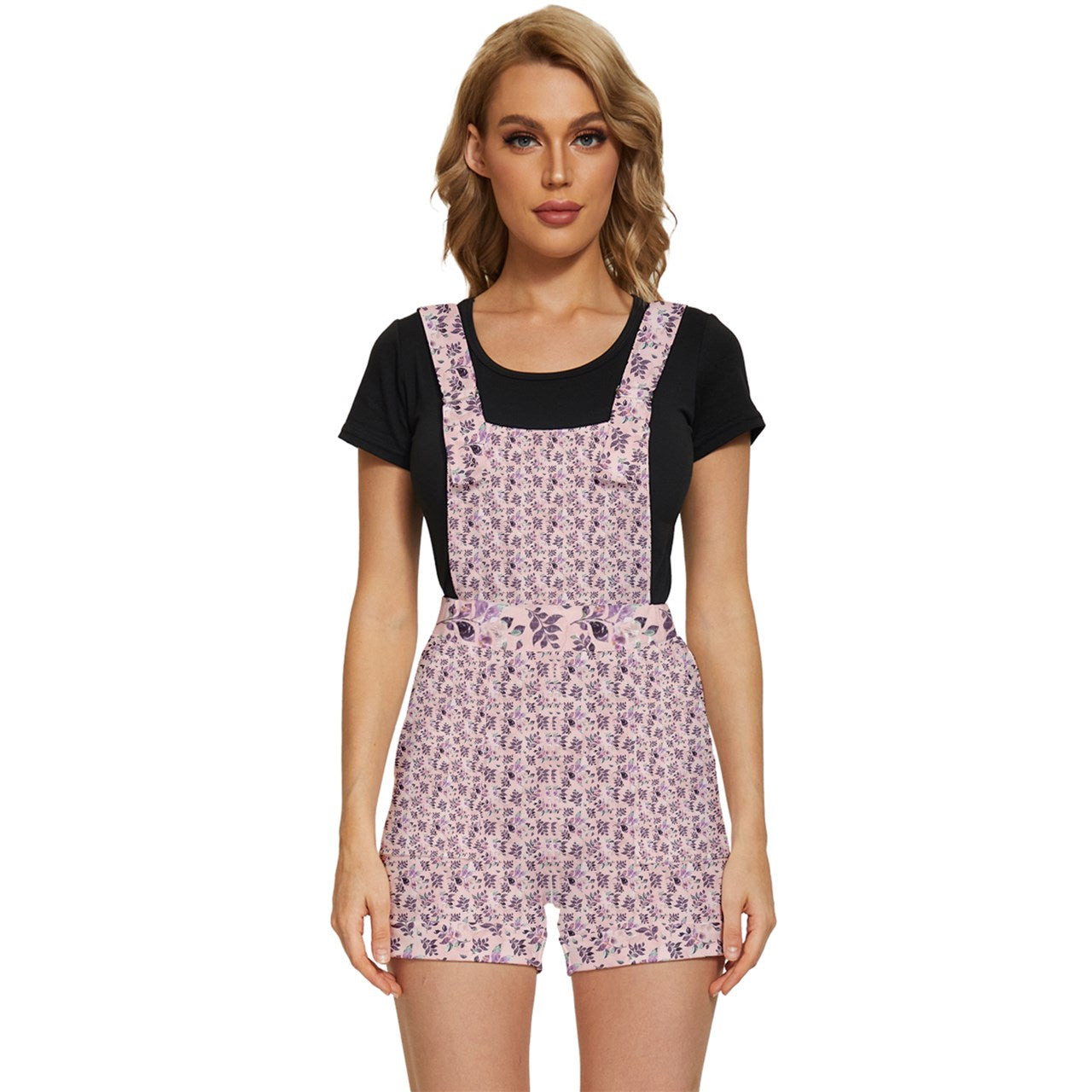 Sangria Short Overalls