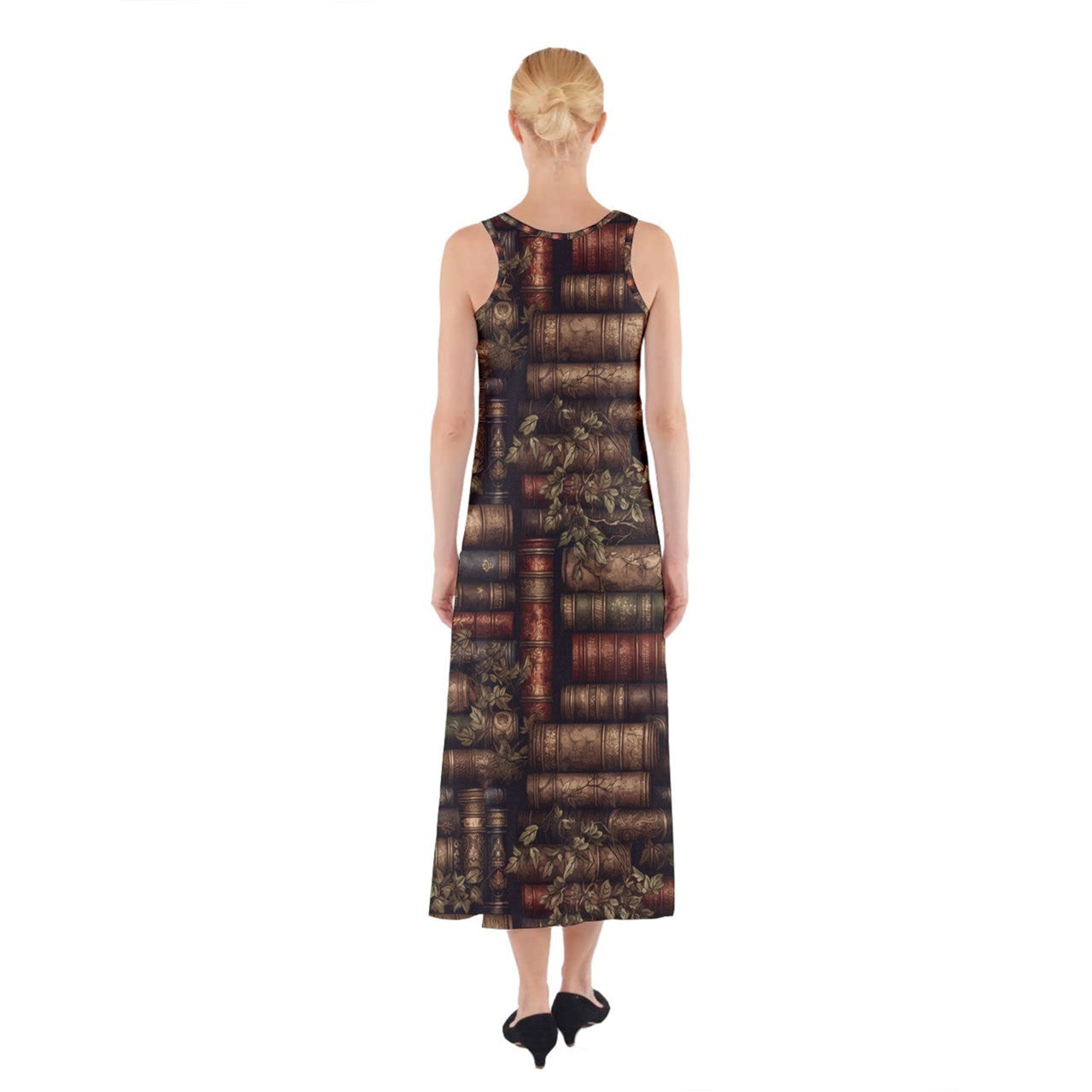 The Librarian Sleeveless Maxi Dress