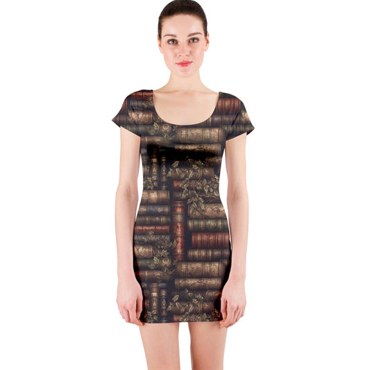 The Librarian Short Sleeve Bodycon Dress