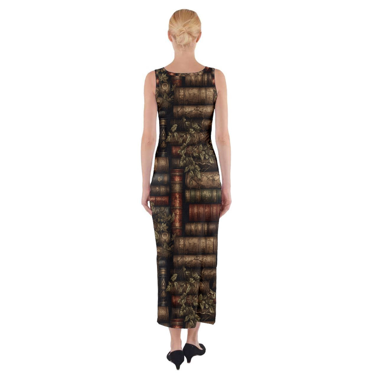 The Librarian Fitted Maxi Dress