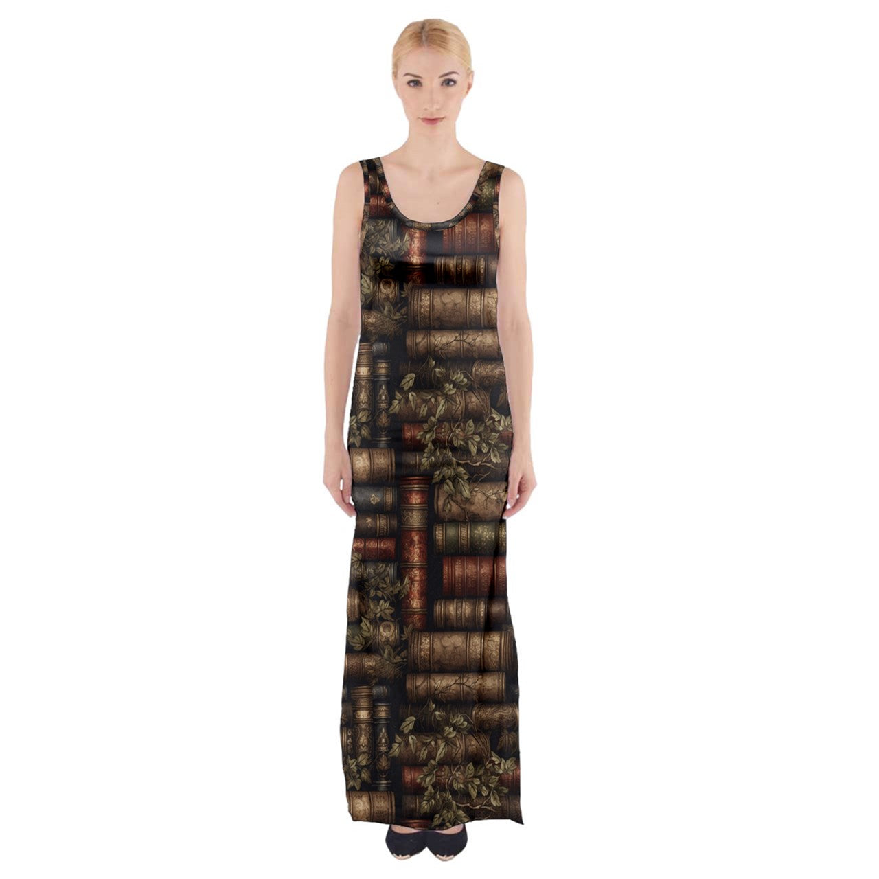 The Librarian Thigh Split Maxi Dress