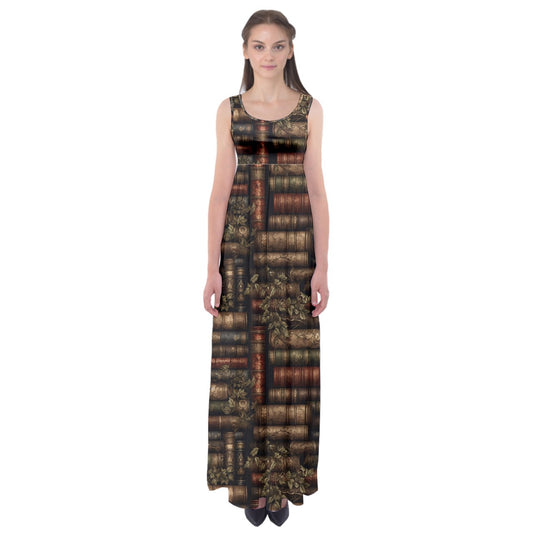 The Librarian Empire Waist Maxi Dress