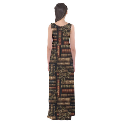 The Librarian Empire Waist Maxi Dress