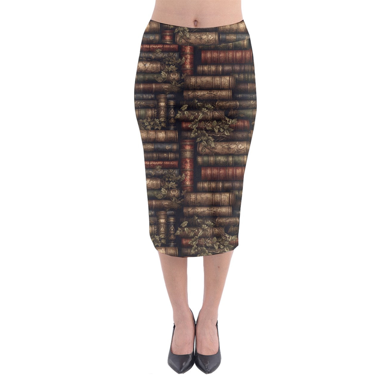 The Librarian Midi Pencil Skirt