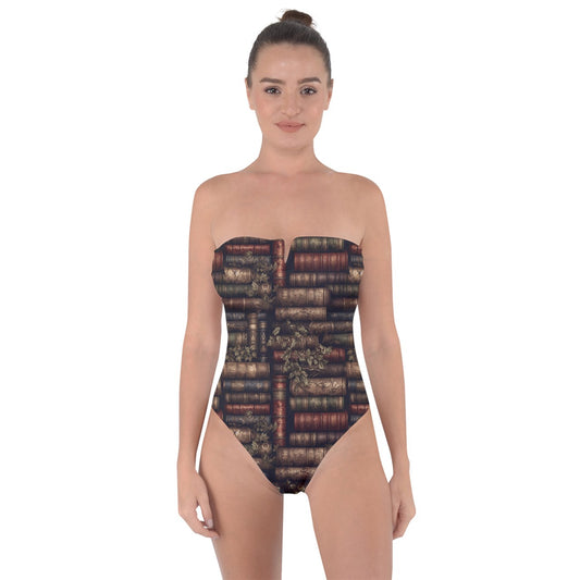 The Librarian Tie Back One Piece Swimsuit