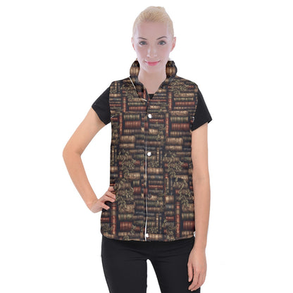 The Librarian Women's Button Up Vest