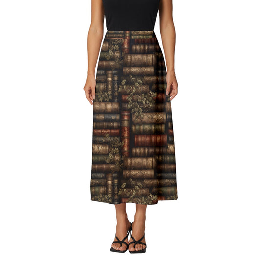 The Librarian Classic Midi Chiffon Skirt