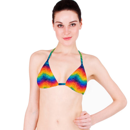 Lgbtq Rainbow Bikini Top